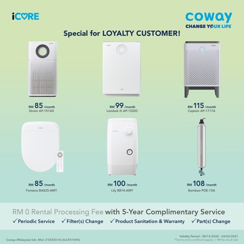 Coway i Care Promotion 2020